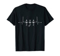 Foosball Player Heartbeat Table Soccer T-Shirt - Trendy Graphic Unisex - T-Shirt, Sweatshirt, Hoodie