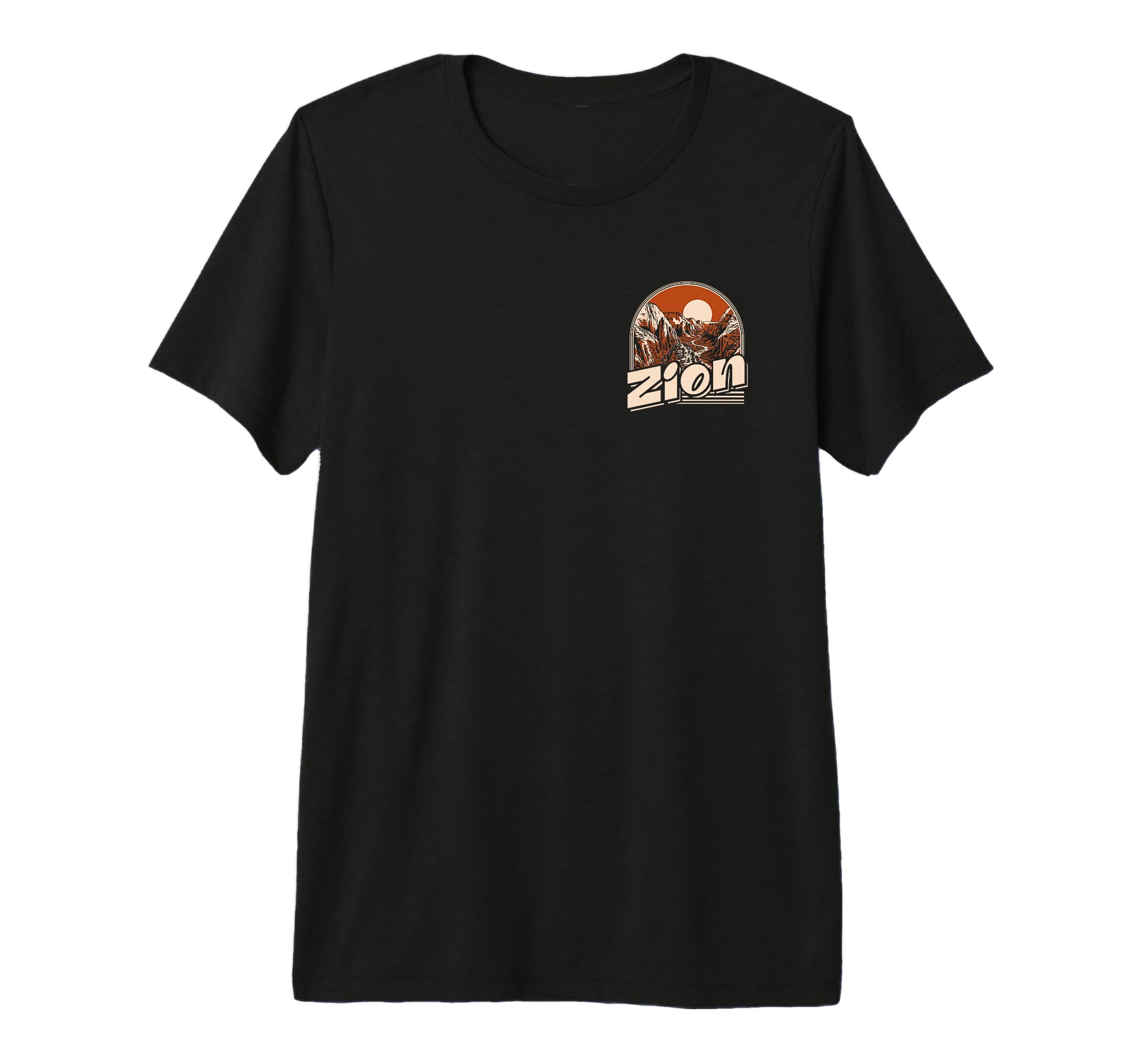 Zion National Park Front And Back T-Shirt - Casual Everyday Wear Men Women - T-Shirt, Sweatshirt, Hoodie