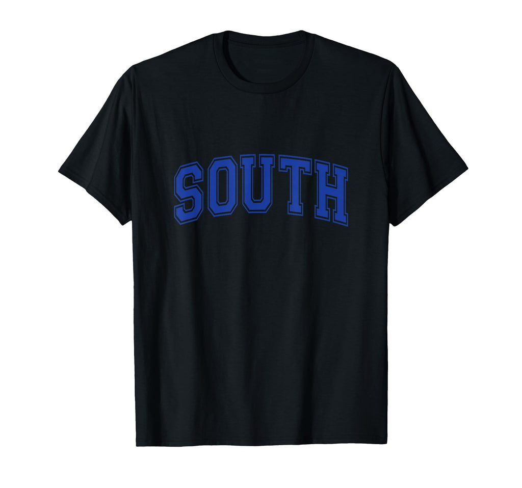 Blue South Team Colors Spirit Sports T-Shirt - Streetwear Style Unisex - T-Shirt, Sweatshirt, Hoodie