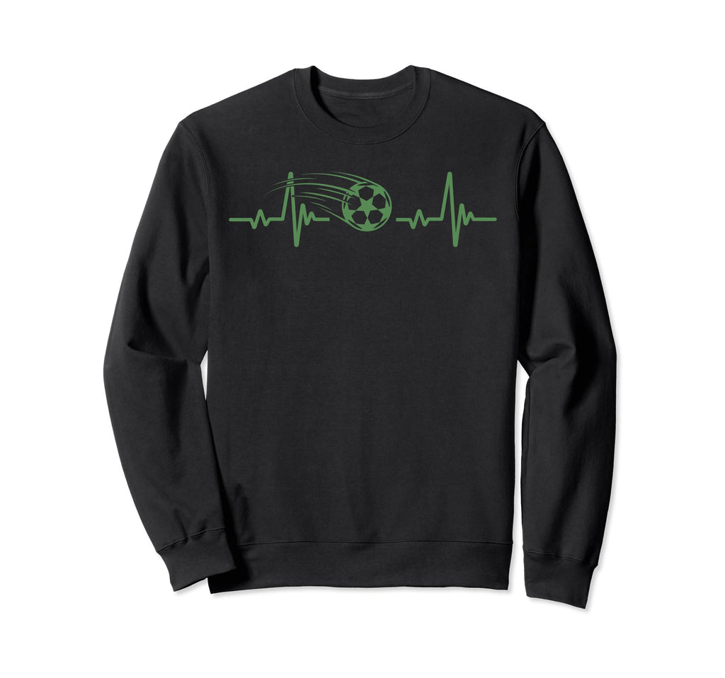 Soccer Heartbeat Tees Soccer Ball Sweatshirt - Graphic Print for Adults - T-Shirt, Sweatshirt, Hoodie