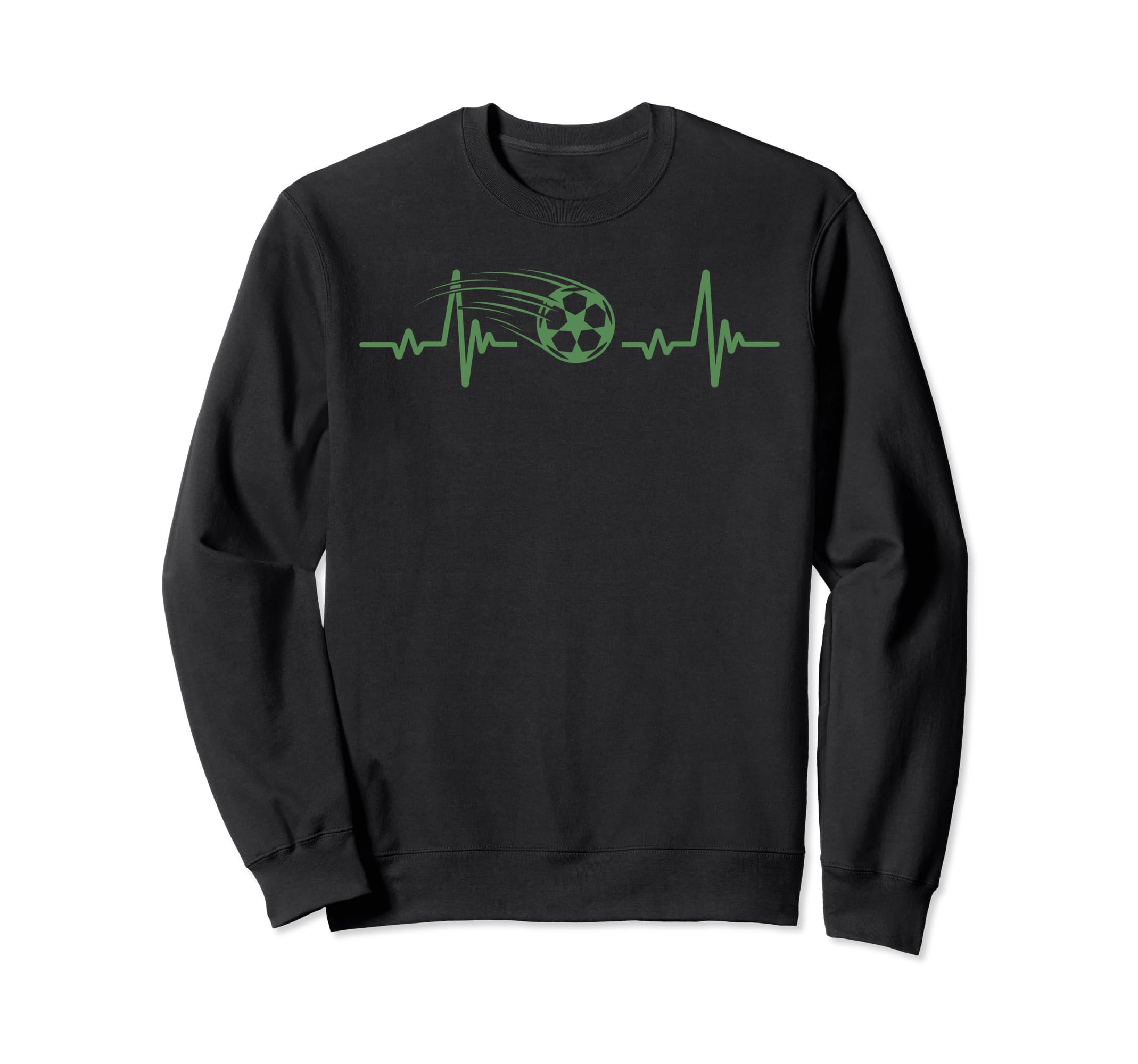 Soccer Heartbeat Tees Soccer Ball Sweatshirt - Graphic Print for Adults - T-Shirt, Sweatshirt, Hoodie