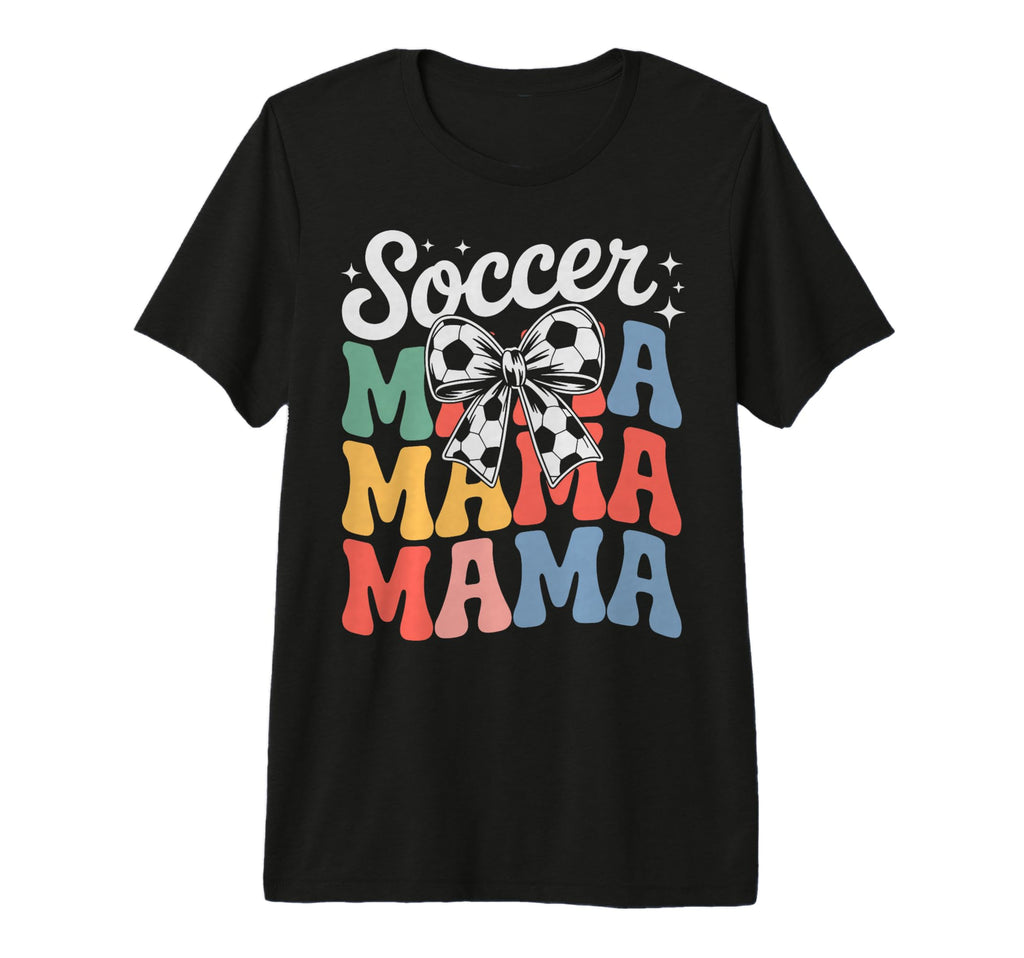 Groovy Soccer Football Player Mama Fan T-Shirt - Trendy Graphic Unisex - T-Shirt, Sweatshirt, Hoodie