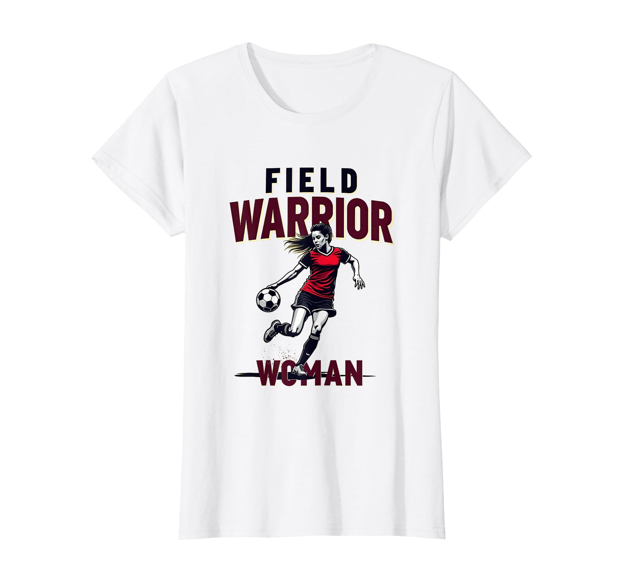 Field Warrior Soccer T-Shirt - Minimalist Print Men Women - T-Shirt, Sweatshirt, Hoodie
