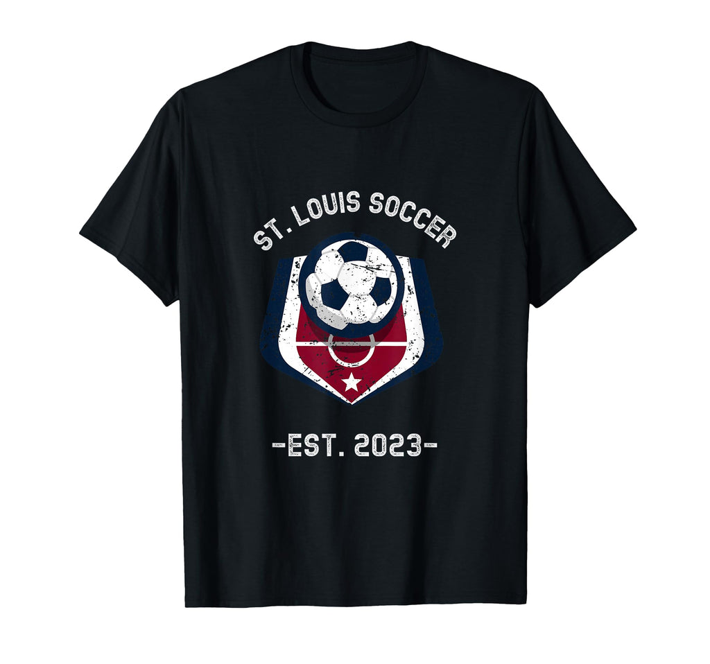 St Louis Soccer Football 2023 Small T-Shirt - Minimalist Print Unisex - T-Shirt, Sweatshirt, Hoodie