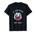 St Louis Soccer Football 2023 Small T-Shirt - Minimalist Print Unisex - T-Shirt, Sweatshirt, Hoodie