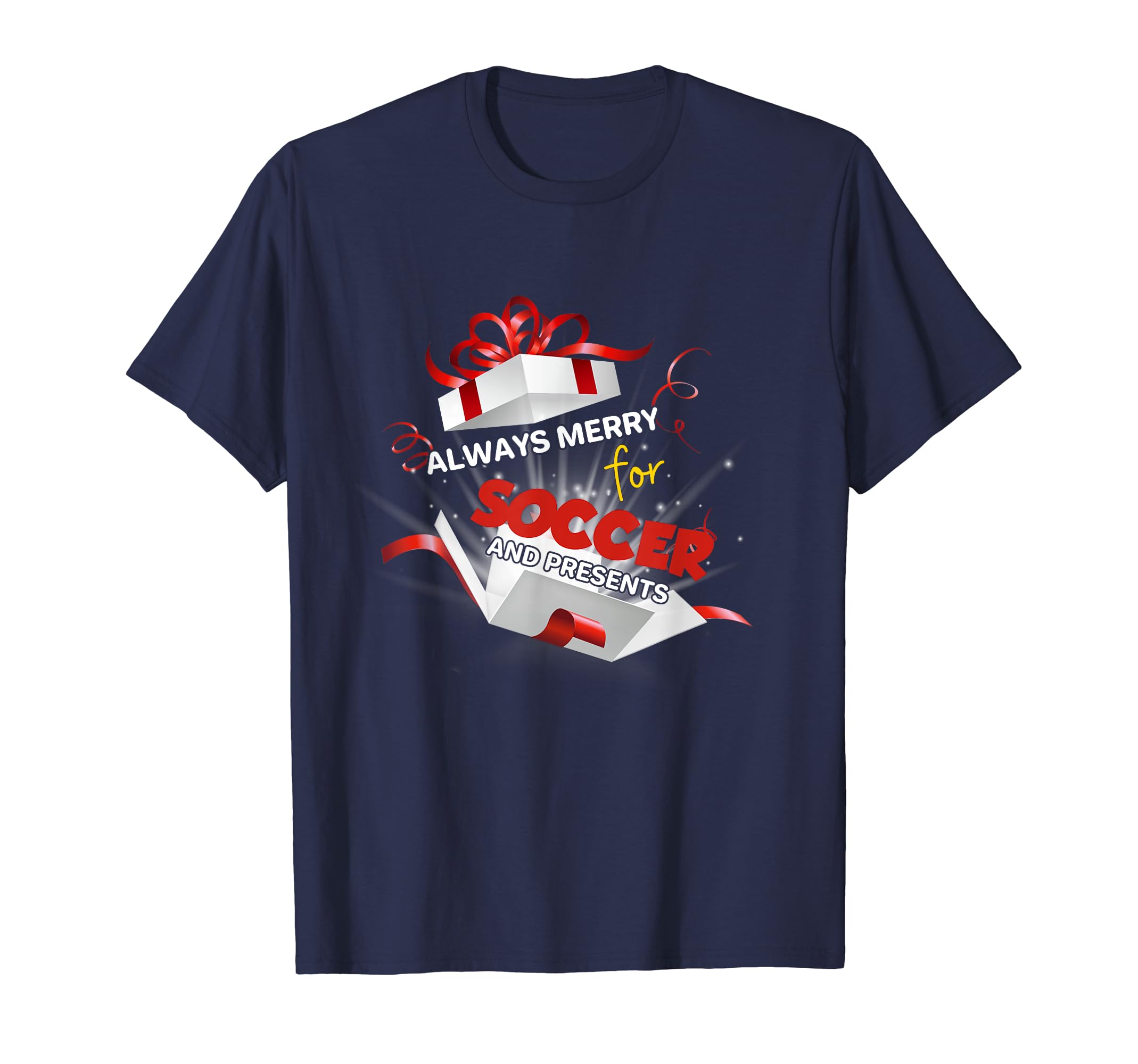Soccer Goalkeeper Holiday Santa Claus T-Shirt - Graphic Print for Adults - T-Shirt, Sweatshirt, Hoodie