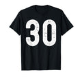 Numbered Practice Jerseys Number 30 T-Shirt - Trendy Graphic Men Women - T-Shirt, Sweatshirt, Hoodie
