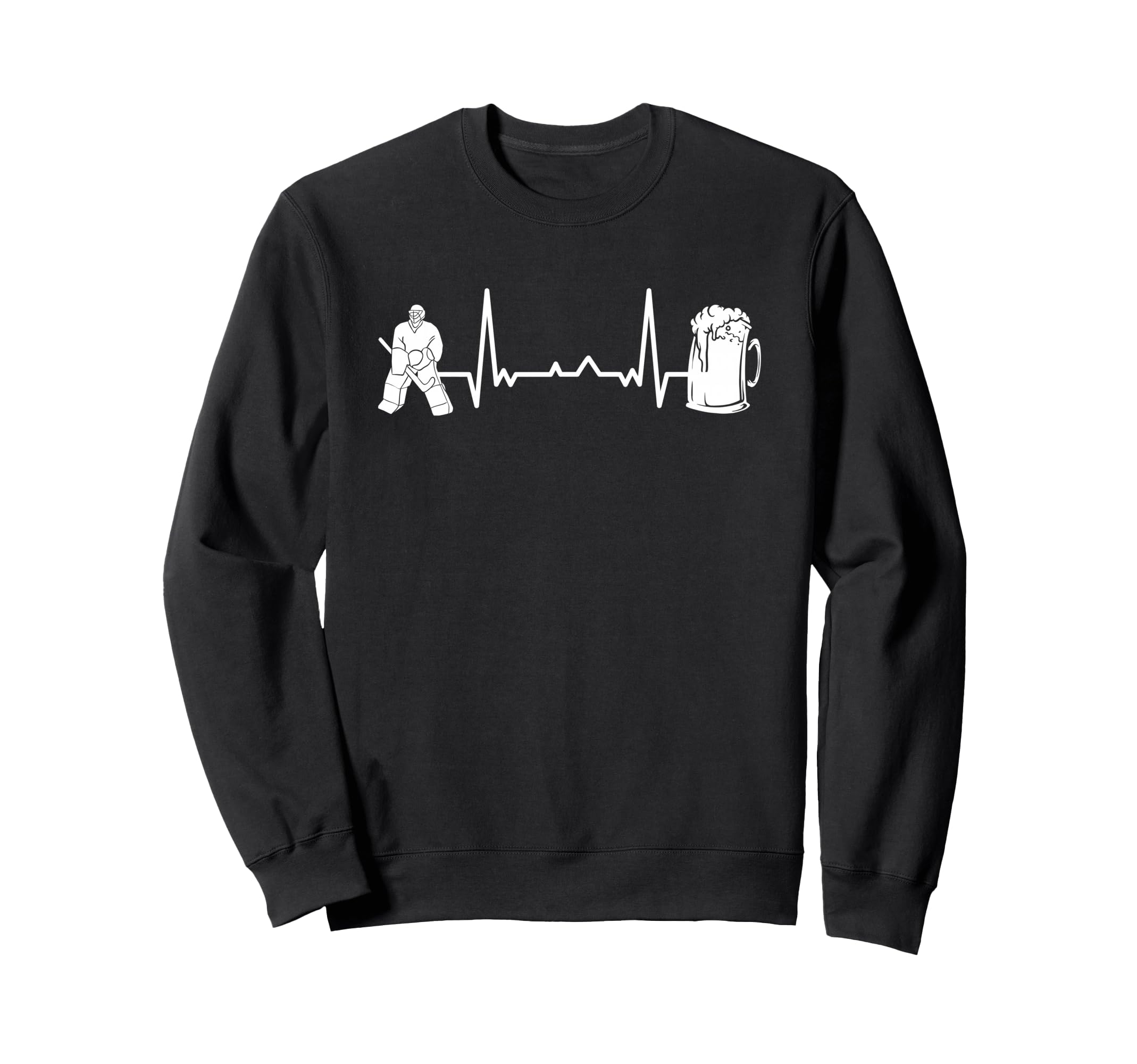 Ice Hockey Goalkeeper Goaltender Sweatshirt - Graphic Print Unisex - T-Shirt, Sweatshirt, Hoodie