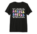 Groovy Soccer Keeper Sister Soccer T-Shirt - Trendy Graphic for Adults - T-Shirt, Sweatshirt, Hoodie