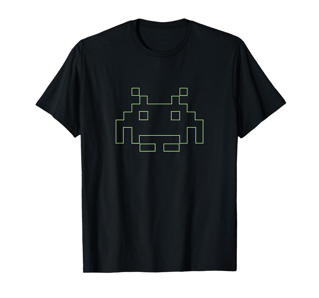 80S Arcade Game Space Alien Invaders Gamer T-Shirt - Trendy Graphic Unisex - T-Shirt, Sweatshirt, Hoodie