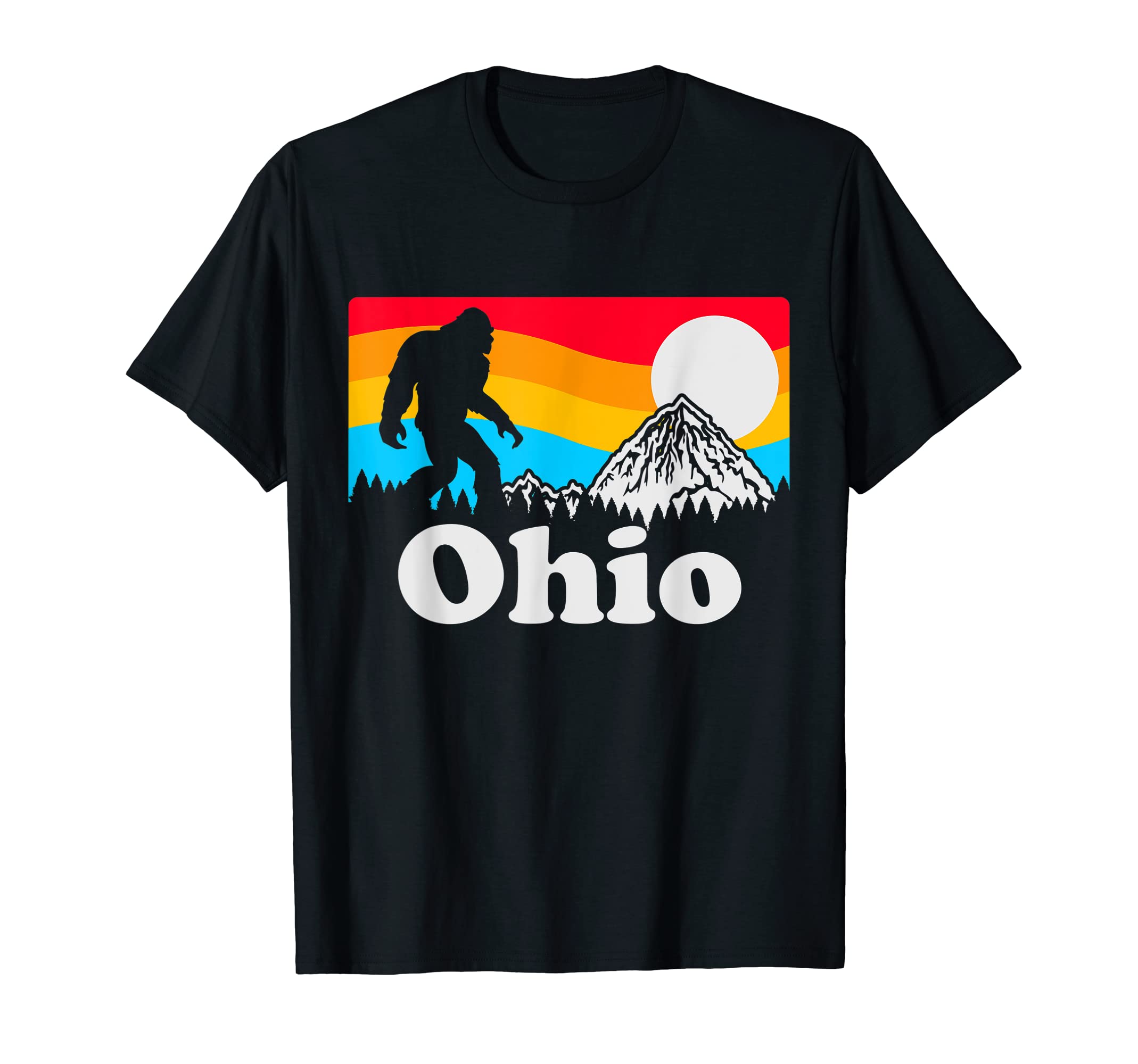Bigfoot Ohio Funny Sasquatch T-Shirt - Aesthetic Graphic for Adults - T-Shirt, Sweatshirt, Hoodie