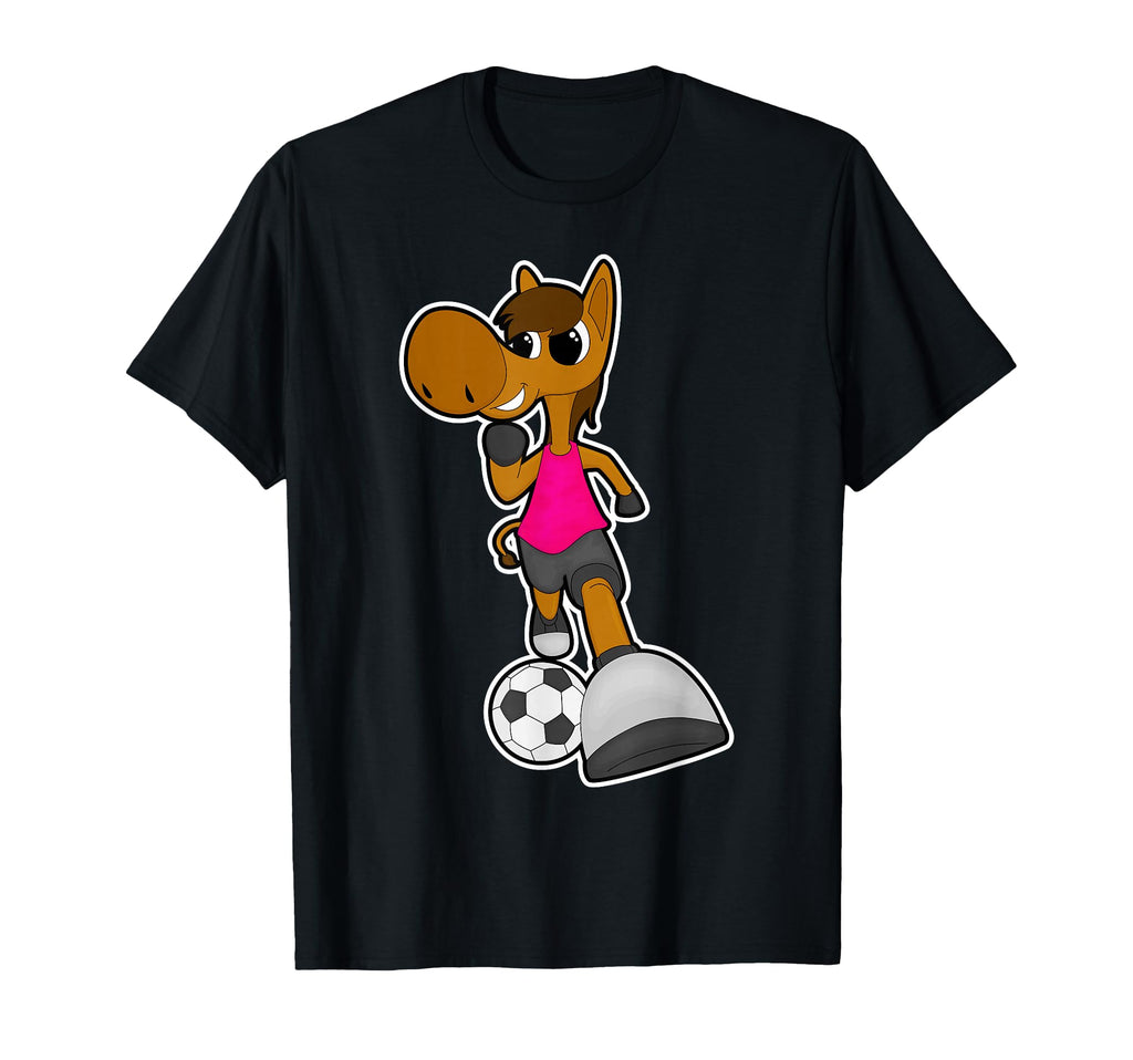 Horse Soccer Player Soccer Sports T-Shirt - Fun Novelty Design Unisex - T-Shirt, Sweatshirt, Hoodie