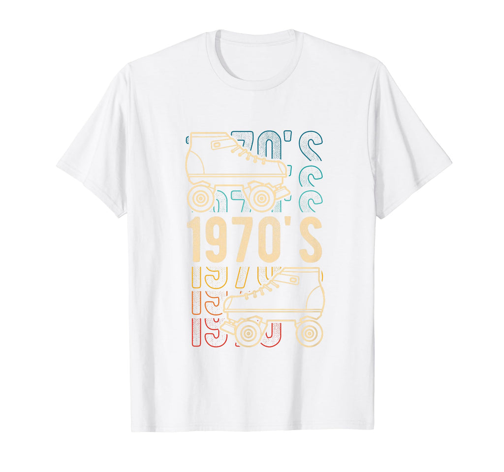 1970S Roller Skates Skating Lifestyle T-Shirt - Trendy Graphic Unisex - T-Shirt, Sweatshirt, Hoodie