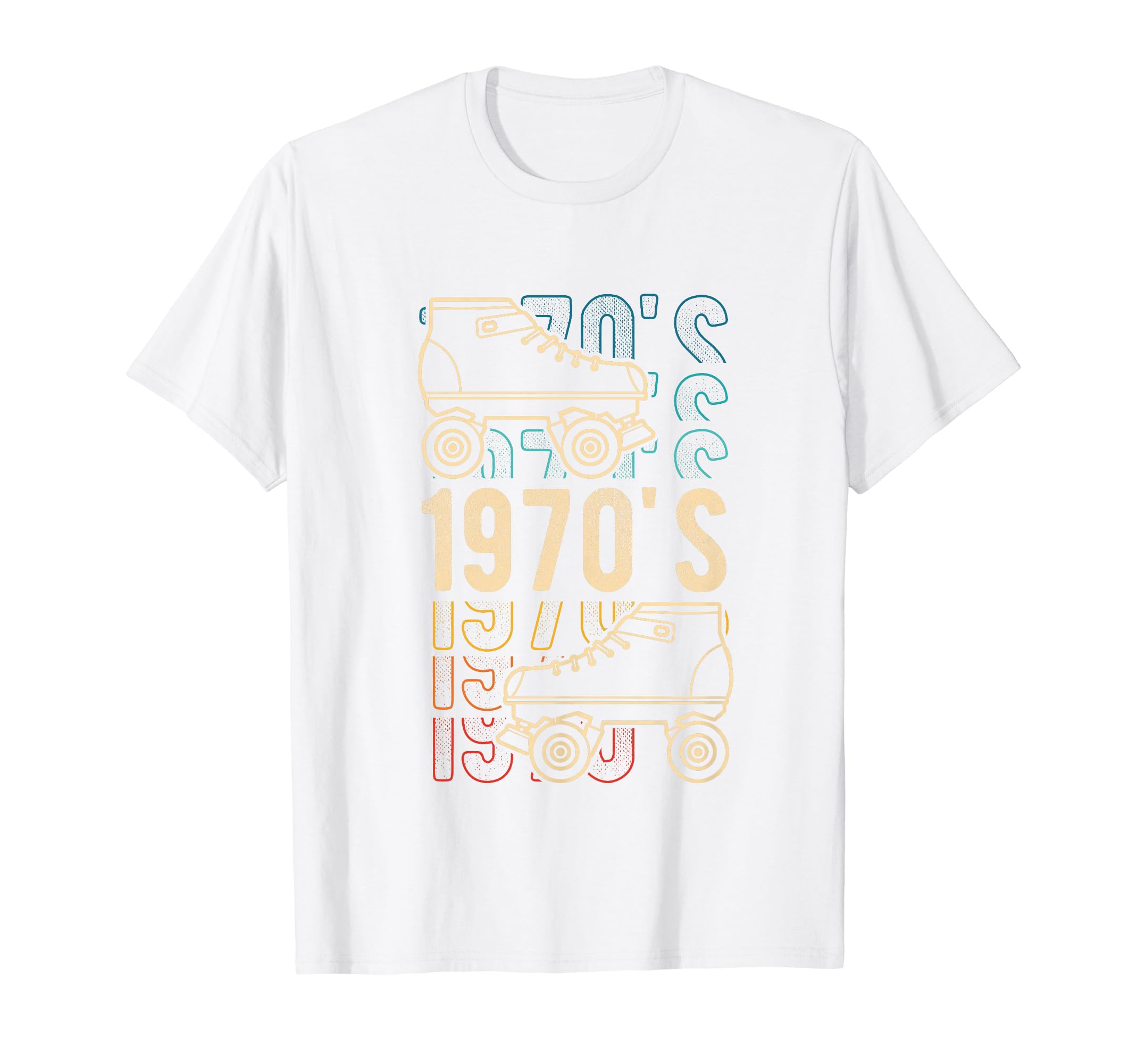 1970S Roller Skates Skating Lifestyle T-Shirt - Trendy Graphic Unisex - T-Shirt, Sweatshirt, Hoodie