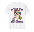 Soccer Pretty Vibe Unicorn Player Mode 67 T-Shirt - Graphic Print Unisex - T-Shirt, Sweatshirt, Hoodie