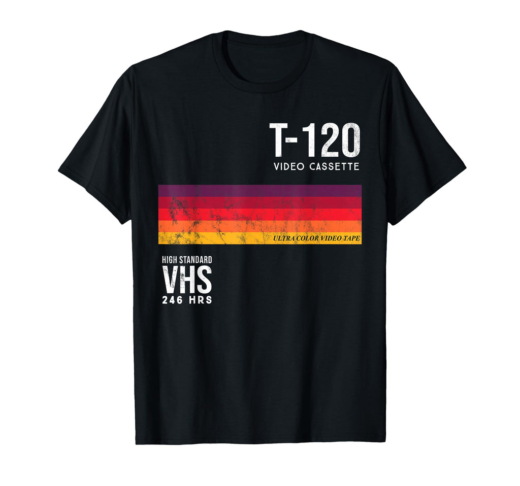 80S Video Cassette Tape Vhs T-Shirt - Novelty Apparel Men Women - T-Shirt, Sweatshirt, Hoodie