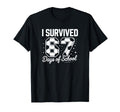 I Survived 67 Days School Funny Soccer T-Shirt - Graphic Print for Adults - T-Shirt, Sweatshirt, Hoodie