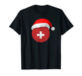 Switzerland Soccer Santa Hat Swiss T-Shirt - Fun Novelty Design Unisex - T-Shirt, Sweatshirt, Hoodie