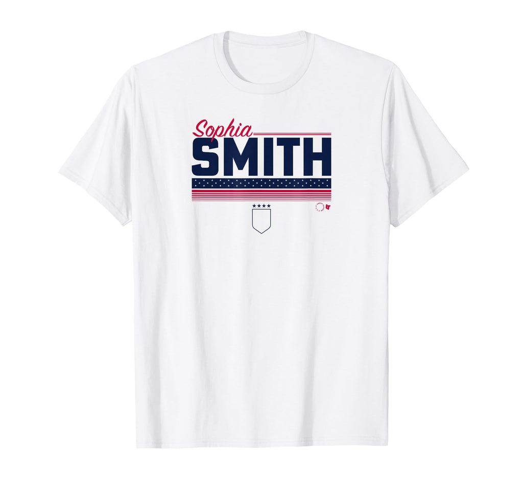 Sophia Smith Stripe Uswntpa Usa T-Shirt - Fun Novelty Design Men Women - T-Shirt, Sweatshirt, Hoodie