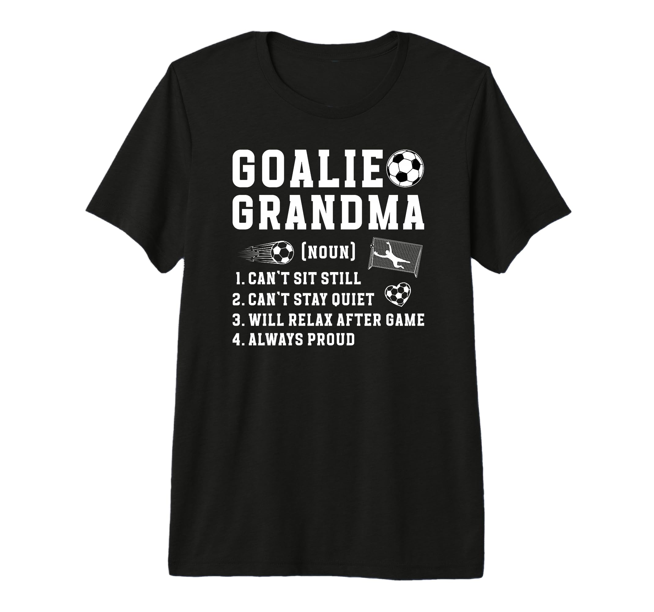 Soccer Goalie Grandma Definition Soccer T-Shirt - Minimalist Print Unisex - T-Shirt, Sweatshirt, Hoodie