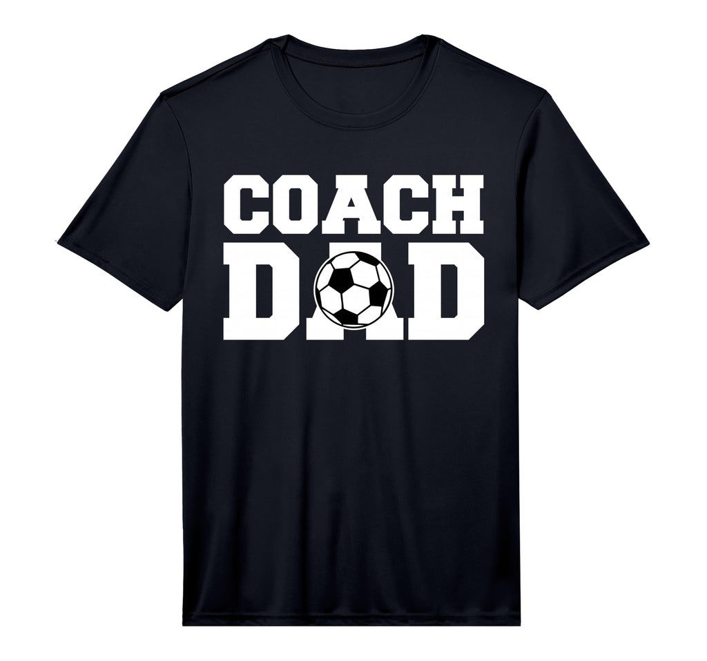 Coach Dad Soccer Dad Soccer Coach T-Shirt - Custom Art Print for Adults - T-Shirt, Sweatshirt, Hoodie