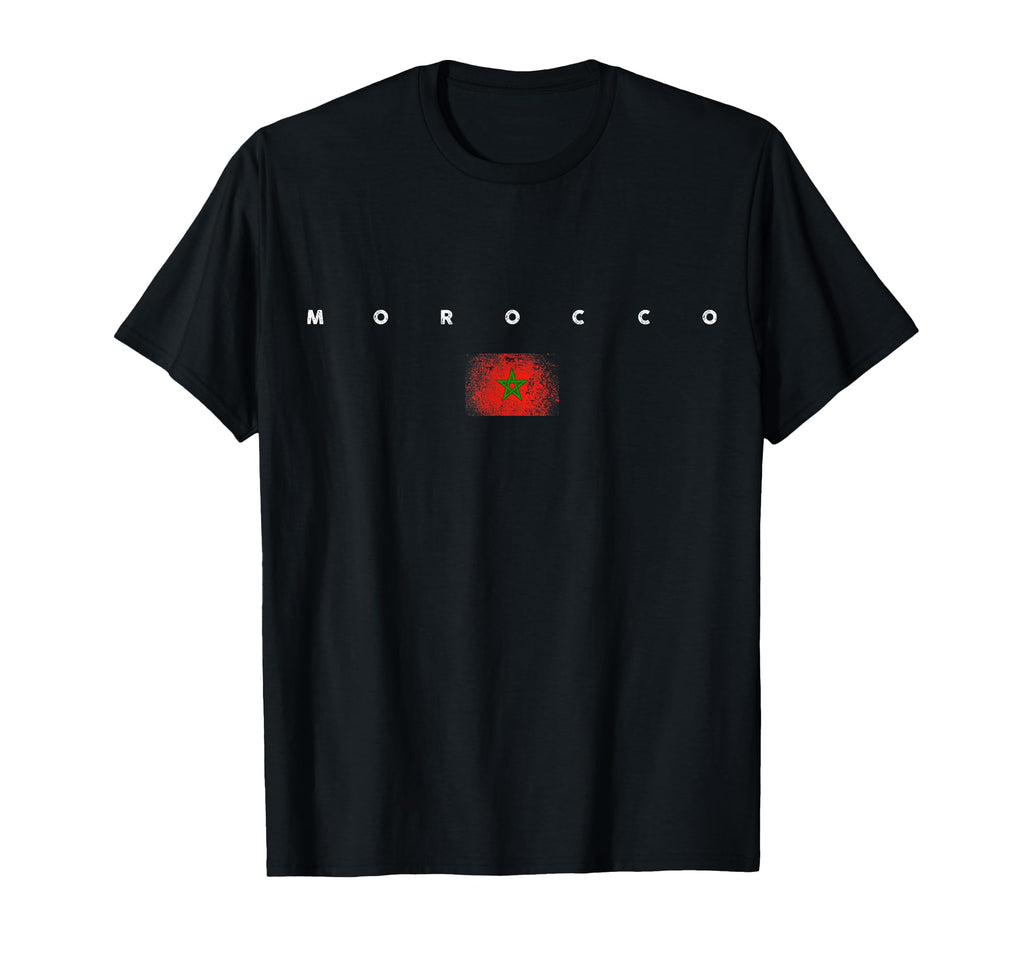 Morocco Flag Pride Soccer Moroccan T-Shirt - Trendy Graphic for Adults - T-Shirt, Sweatshirt, Hoodie