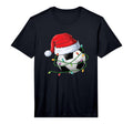 Soccer Santa Hat Wrapped Holiday T-Shirt - Trendy Graphic for Adults - T-Shirt, Sweatshirt, Hoodie