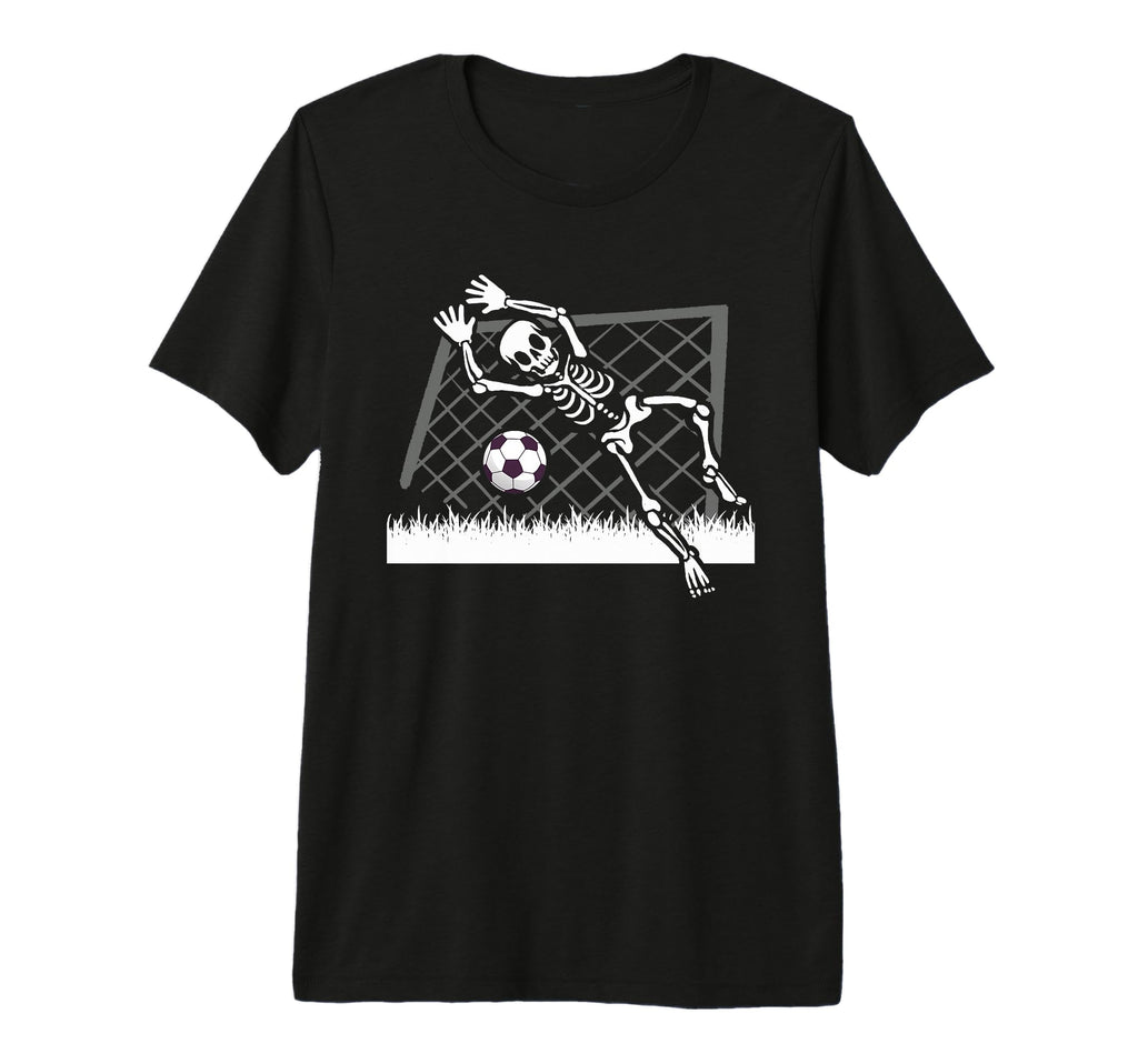 Skeleton Soccer Funny Halloween Party T-Shirt - Unique Graphic for Adults - T-Shirt, Sweatshirt, Hoodie