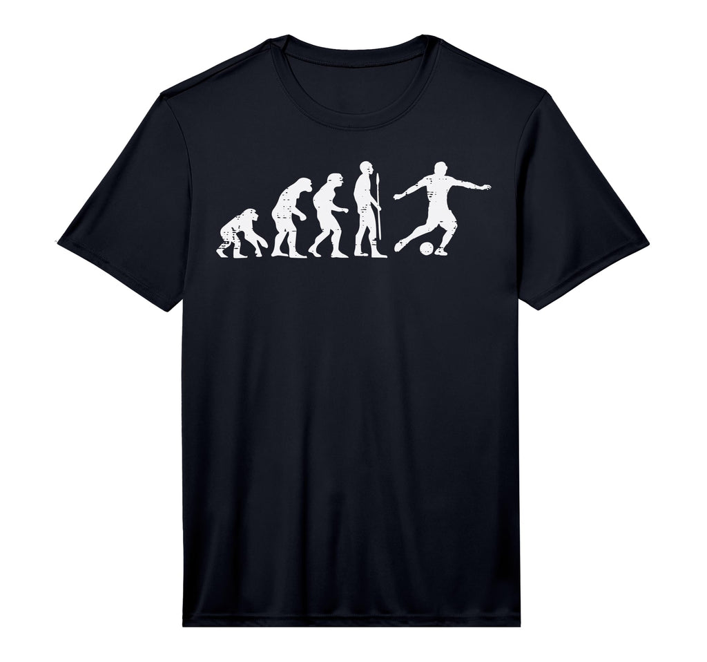 Human Evolution Soccer Funny Football T-Shirt - Unique Graphic Men Women - T-Shirt, Sweatshirt, Hoodie