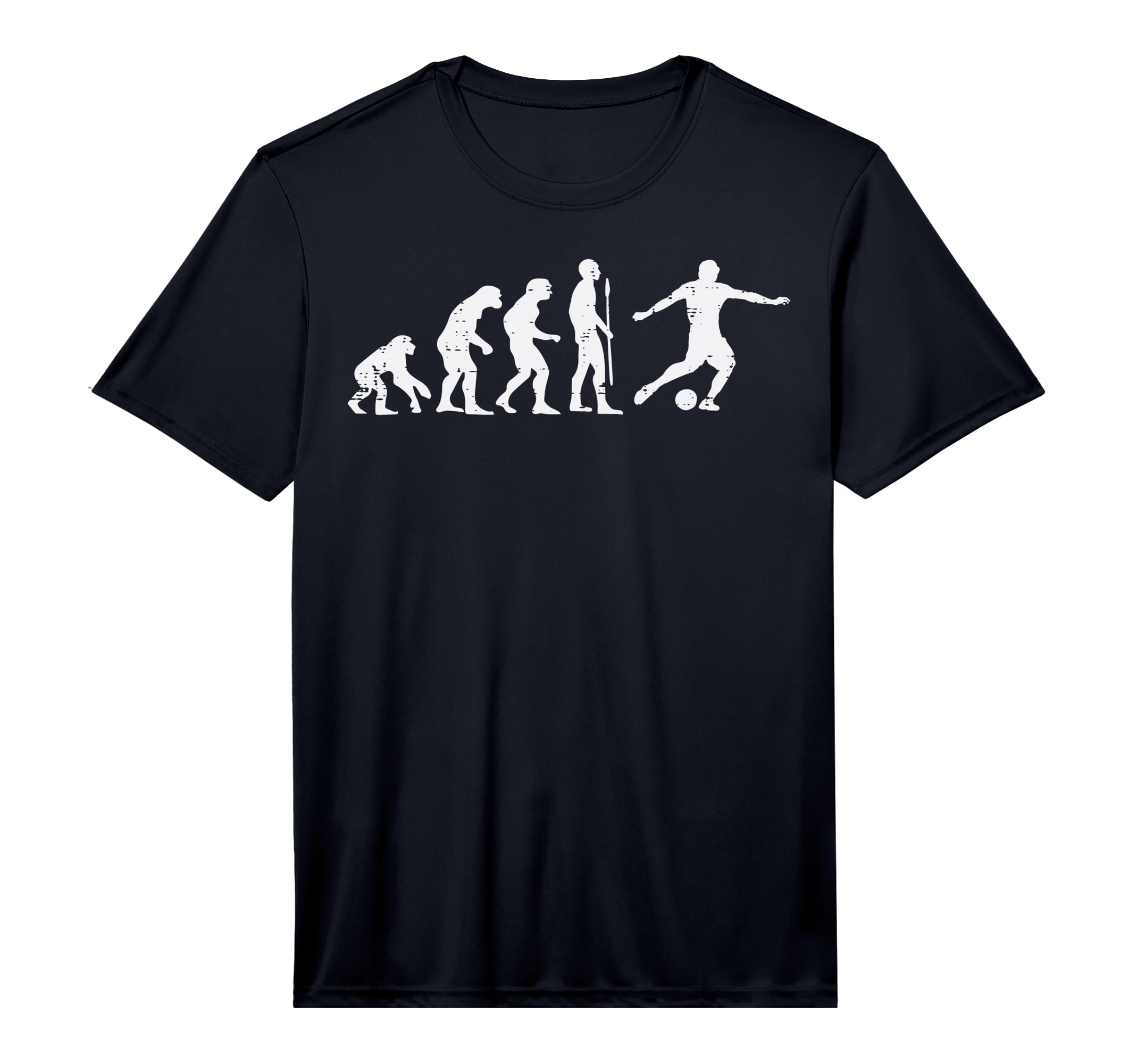 Human Evolution Soccer Funny Football T-Shirt - Unique Graphic Men Women - T-Shirt, Sweatshirt, Hoodie