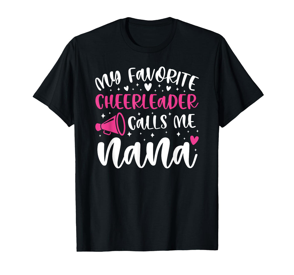 Proud Cheer Nana Grandma Cheerleader T-Shirt - Unique Graphic Men Women - T-Shirt, Sweatshirt, Hoodie