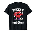 Soccer Heart Valentines Day Love T-Shirt - Graphic Print for Adults - T-Shirt, Sweatshirt, Hoodie