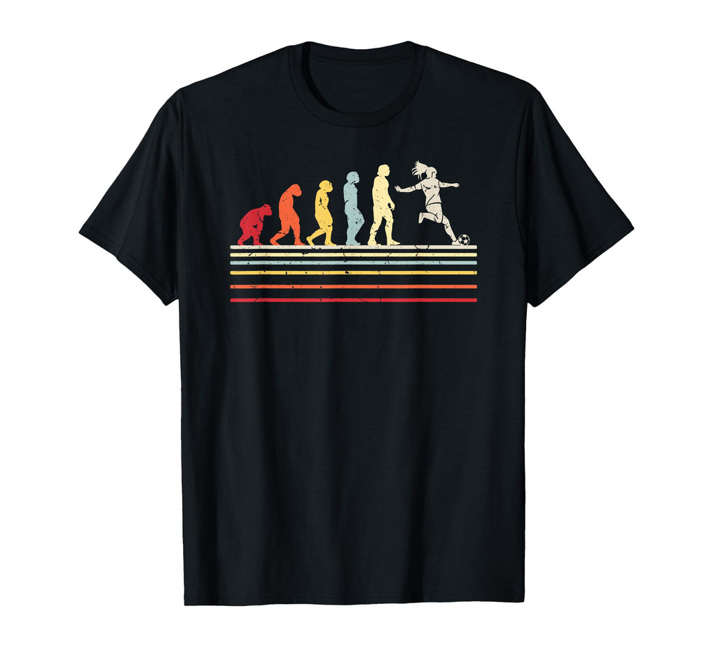 Womens Football Evolution Soccer T-Shirt - Streetwear Style Men Women - T-Shirt, Sweatshirt, Hoodie