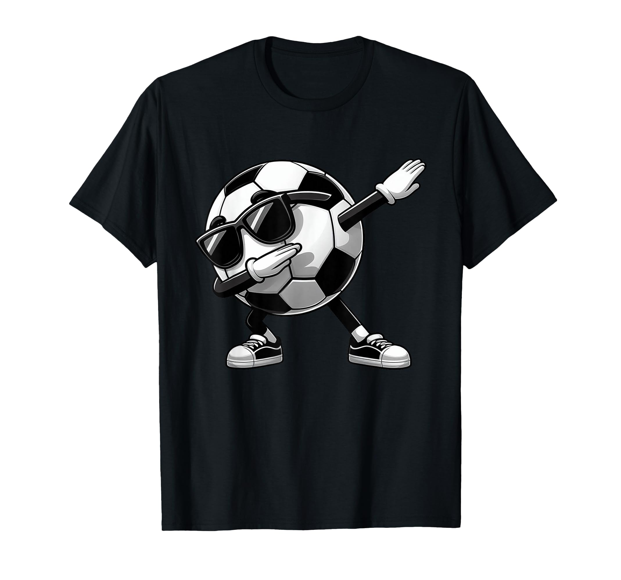 Dabbing Soccer Ball Soccer Sports T-Shirt - Unique Graphic for Adults - T-Shirt, Sweatshirt, Hoodie