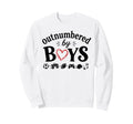 Outnumbered Funny Mom Soccer Family Sweatshirt - Novelty Apparel Unisex - T-Shirt, Sweatshirt, Hoodie