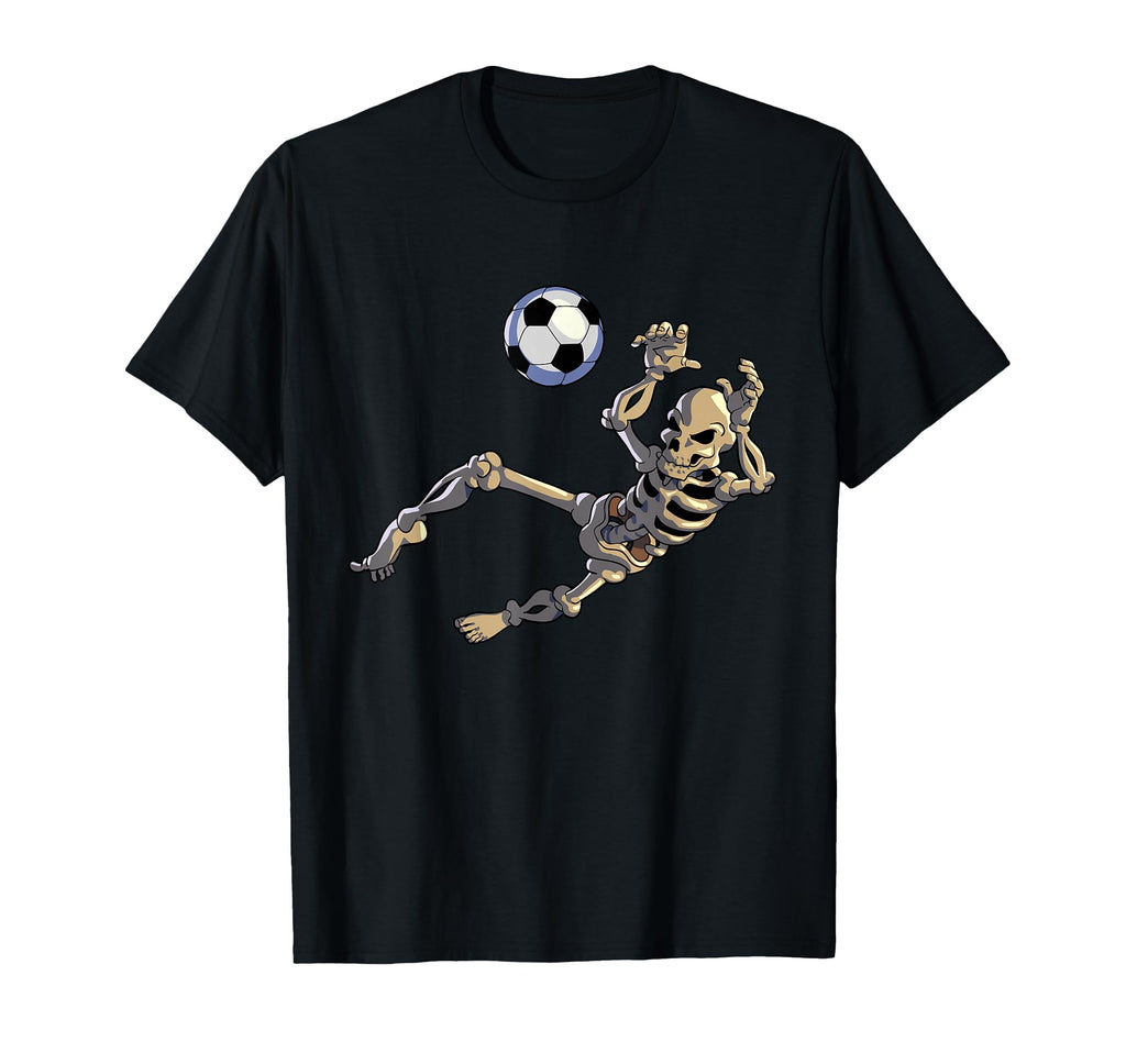 Soccer Skeleton Soccer Goalkeeper T-Shirt - Custom Art Print Men Women - T-Shirt, Sweatshirt, Hoodie