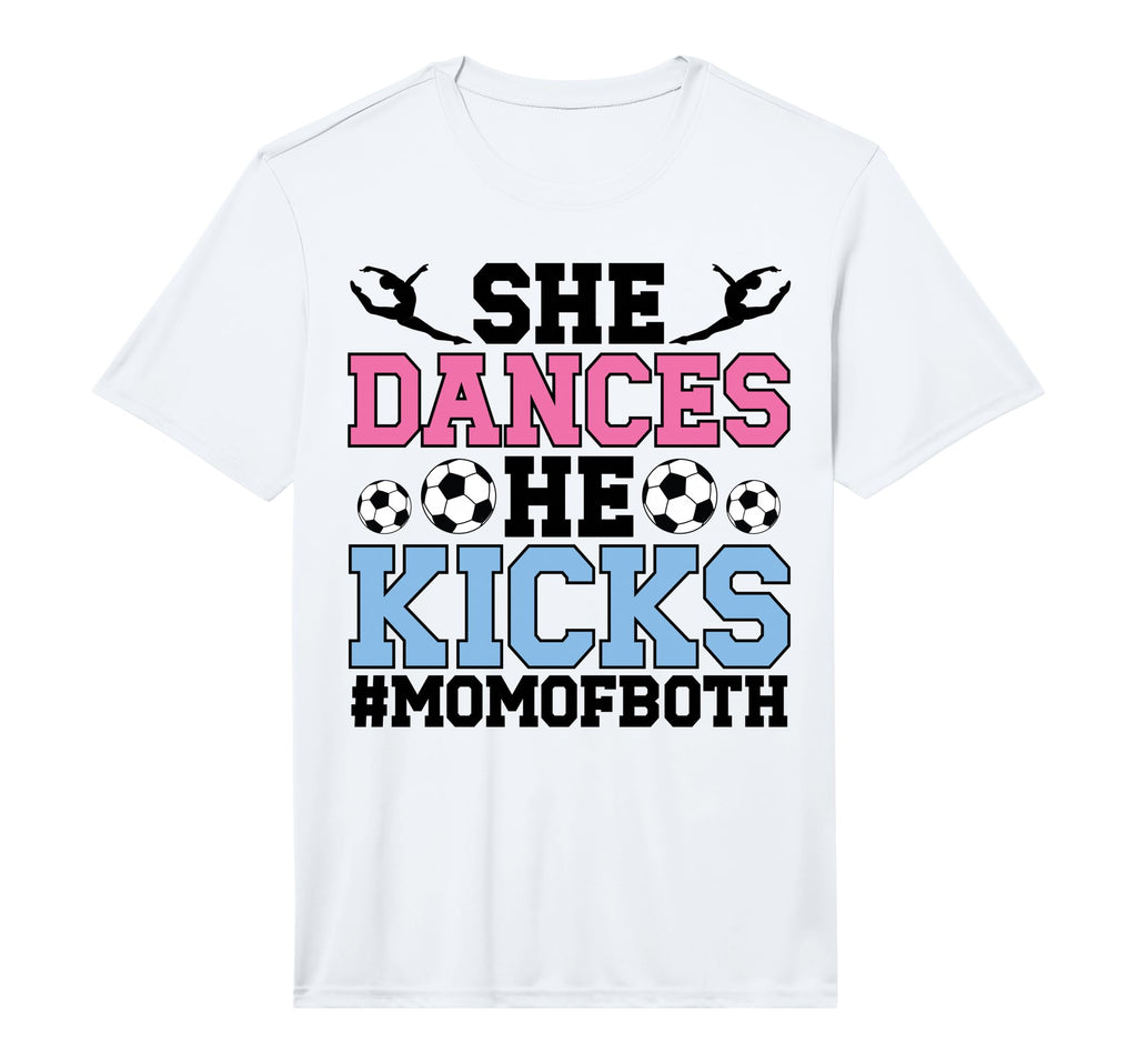 Mens She Dances He Kicks Mom Both Dance T-Shirt - Aesthetic Graphic Unisex - T-Shirt, Sweatshirt, Hoodie