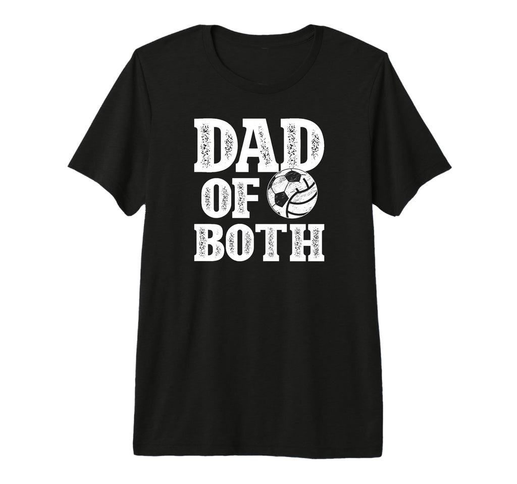 Mens Dad Both Proud Volleyball T-Shirt - Casual Everyday Wear for Adults - T-Shirt, Sweatshirt, Hoodie