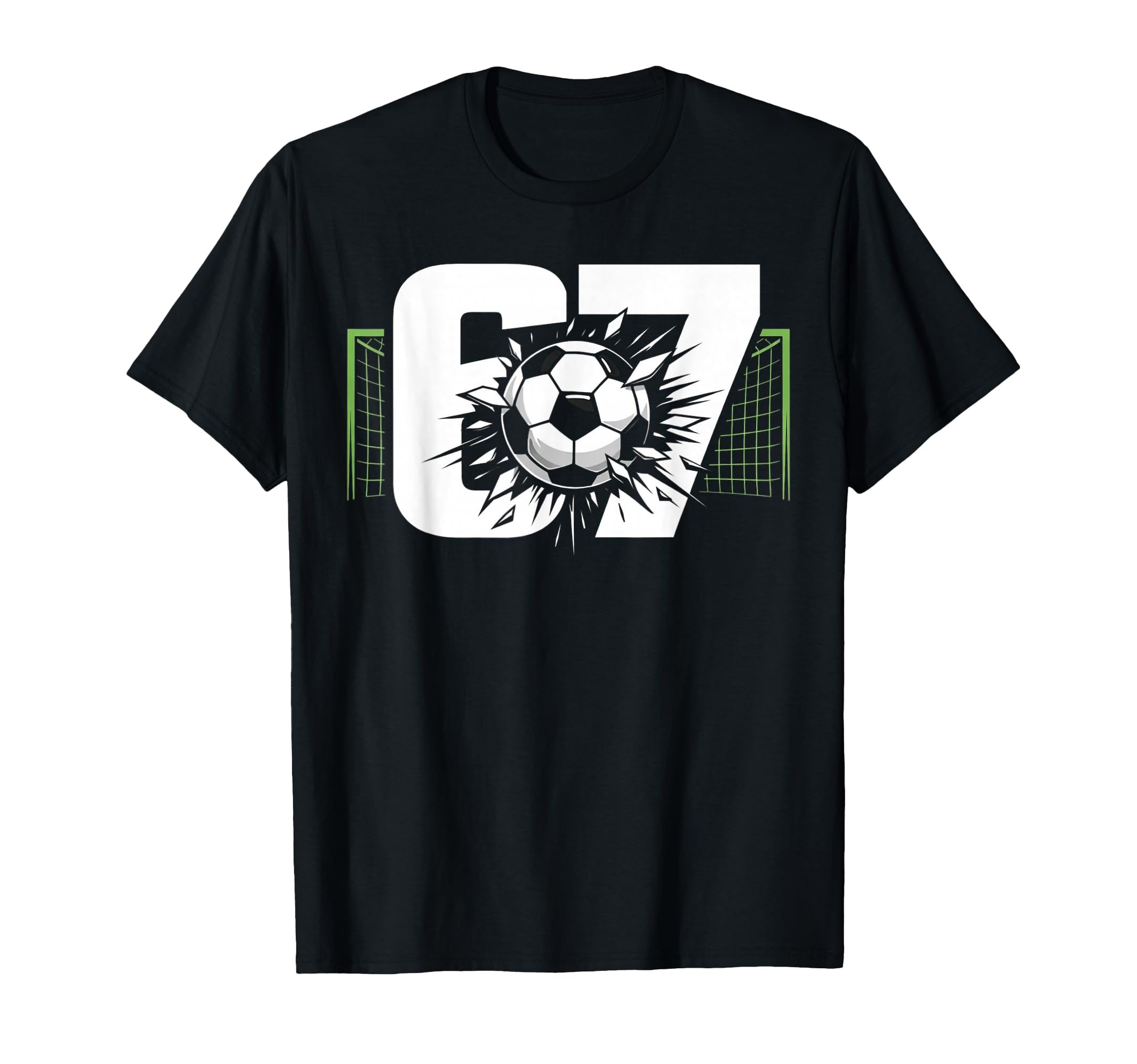 Soccer 67 Goal Number Player T-Shirt - Trendy Graphic Men Women - T-Shirt, Sweatshirt, Hoodie