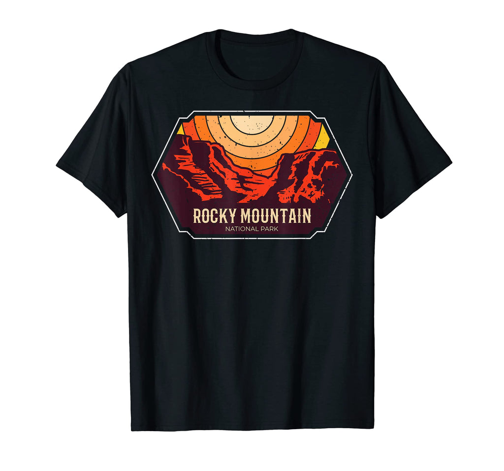 Rocky Mountain National Park Sunset T-Shirt - Novelty Apparel for Adults - T-Shirt, Sweatshirt, Hoodie