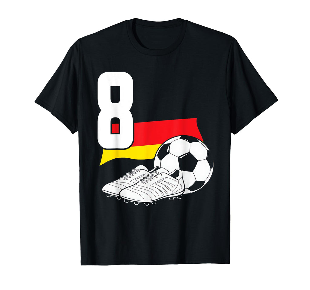8 Soccer Birthday Gift Soccer Fan T-Shirt - Streetwear Style for Adults - T-Shirt, Sweatshirt, Hoodie