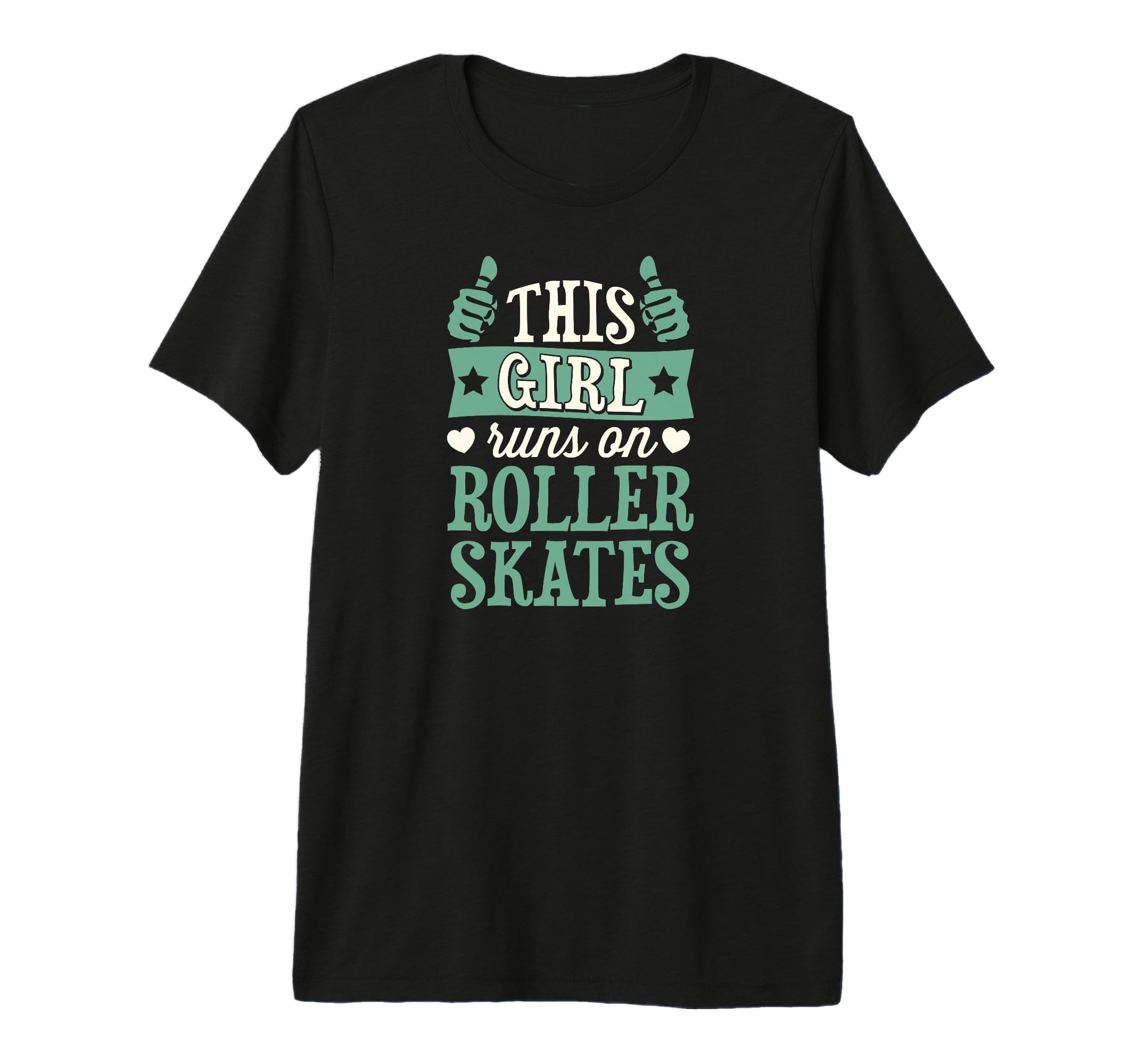 This Runs Roller Skates Tri Blend T-Shirt - Minimalist Print Men Women - T-Shirt, Sweatshirt, Hoodie