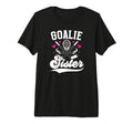 Ice Hockey Goalie Sister Hockey T-Shirt - Minimalist Print for Adults - T-Shirt, Sweatshirt, Hoodie