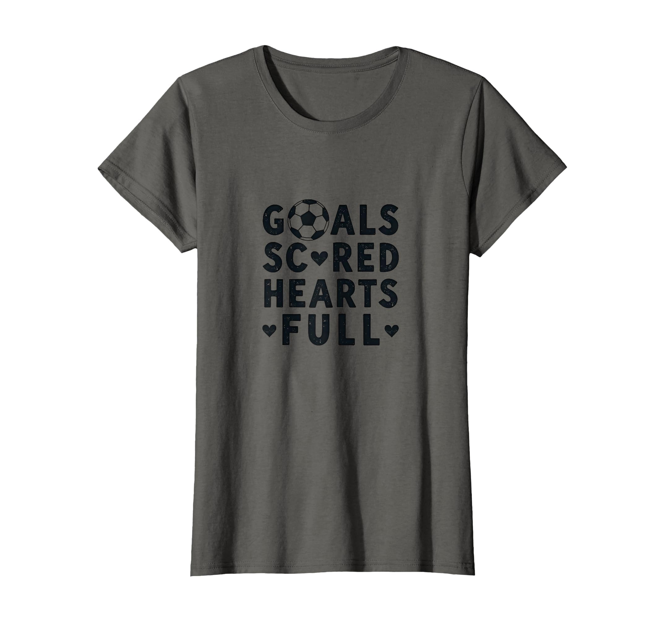 Goals Scored Hearts Full Soccer Mom T-Shirt - Streetwear Style for Adults - T-Shirt, Sweatshirt, Hoodie