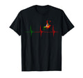 Heartbeat Ekg Pulse Portuguese T-Shirt - Fun Novelty Design for Adults - T-Shirt, Sweatshirt, Hoodie