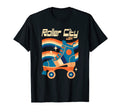 Roller City Usa Roller Skate T-Shirt - Custom Art Print Unisex - T-Shirt, Sweatshirt, Hoodie