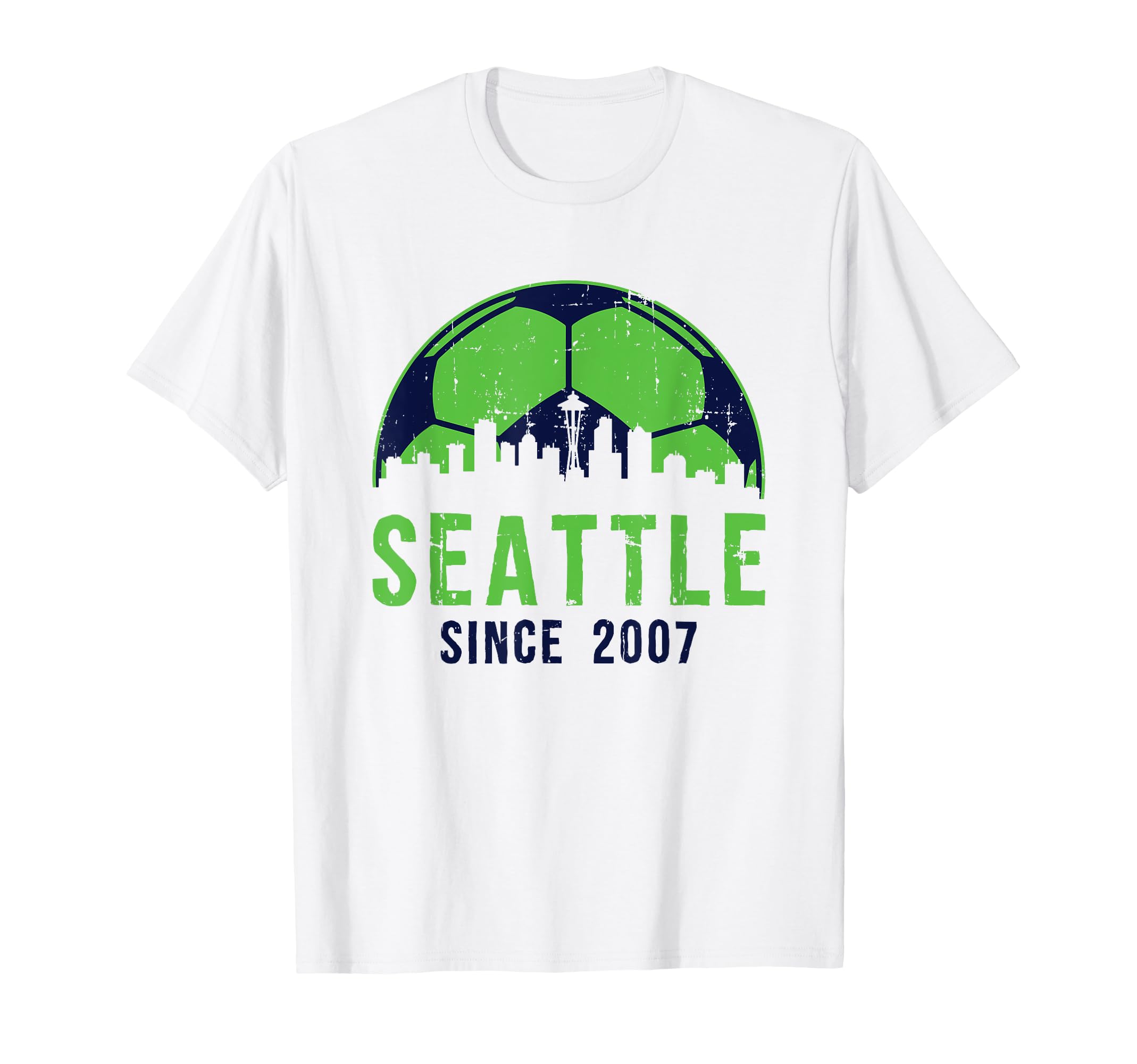 Seattle Skyline Soccer Fc Futbol T-Shirt - Novelty Apparel Men Women - T-Shirt, Sweatshirt, Hoodie