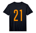 All Sports Fan Favorite Orange Number T-Shirt - Custom Art Print Men Women - T-Shirt, Sweatshirt, Hoodie