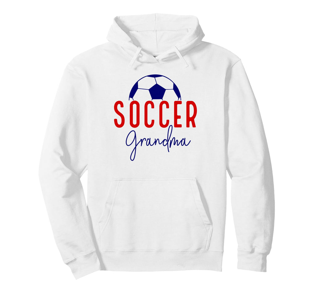 Soccer Grandma Soccer Grandson Support Hoodie - Novelty Apparel Unisex - T-Shirt, Sweatshirt, Hoodie