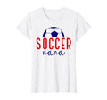 Soccer Nana Soccer Grandma Support T-Shirt - Unique Graphic Men Women - T-Shirt, Sweatshirt, Hoodie